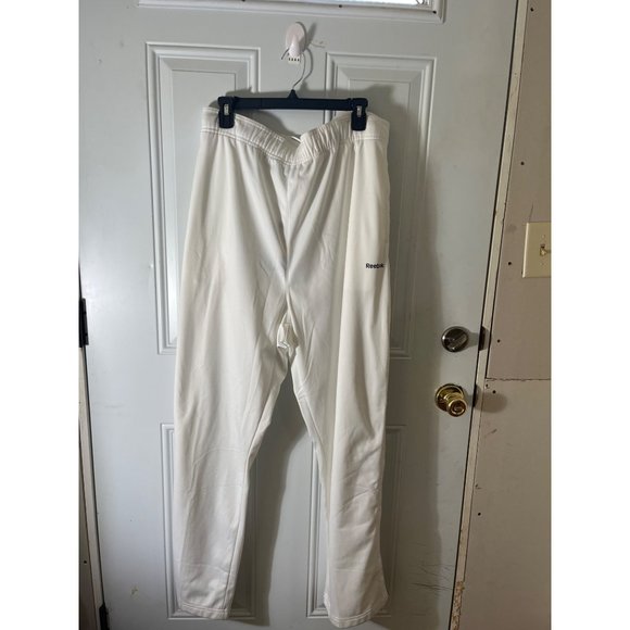 Reebok white sweatpants size 2XL NWT - Picture 1 of 10